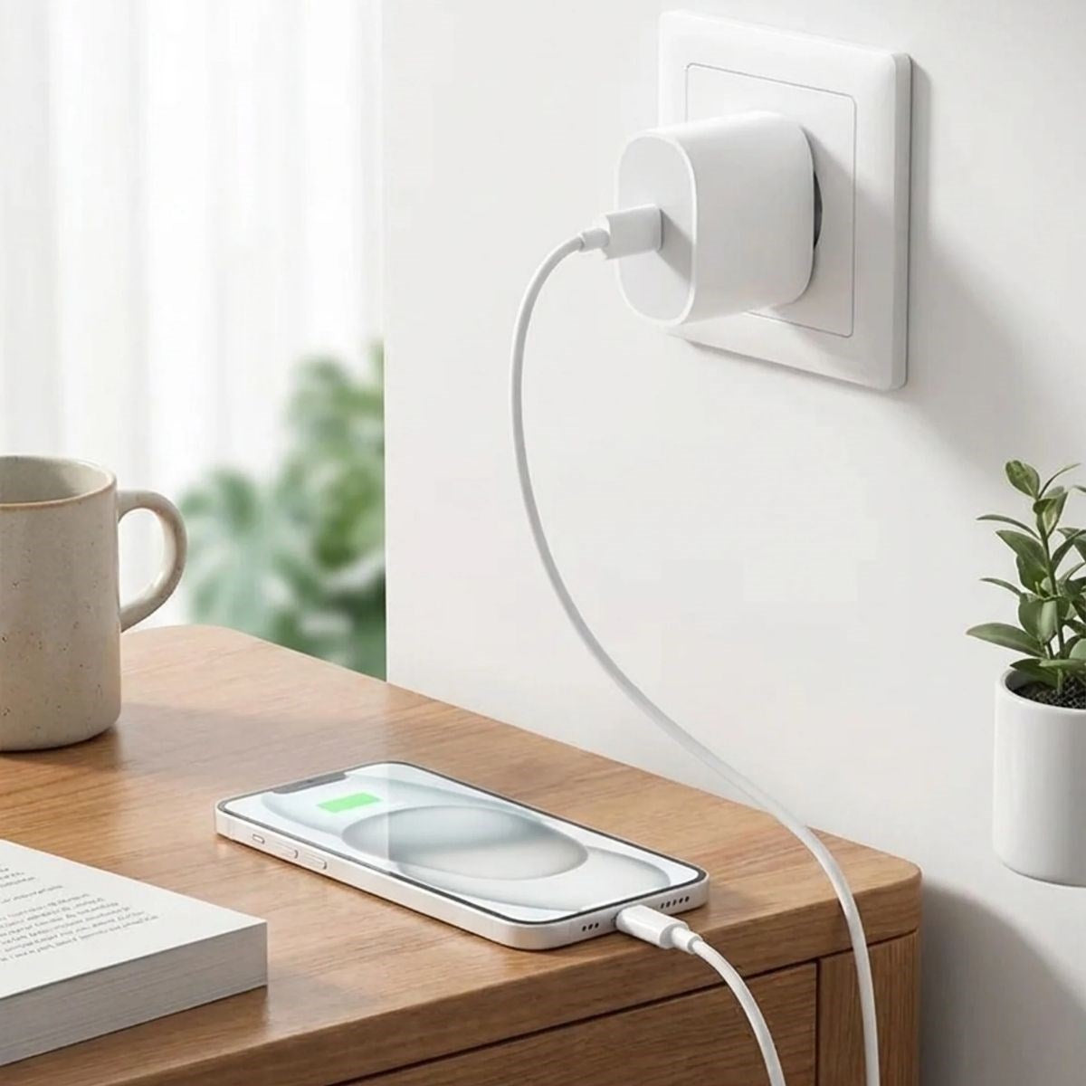 BUFFER® 20W Hızlı Şarj Adaptörü USB-C to Lightning Kablolu – PD Destekli Süper Hızlı Şarj Cihazı