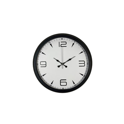Precision Black 40 Cm Metal Duvar Saati