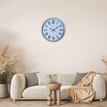 White Modern 52 x 52 Cm Duvar Saati