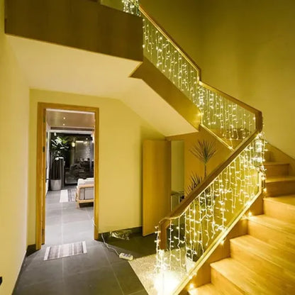 3m 100 LED Çakarlı IP65 Dış Mekan Saçak Perde