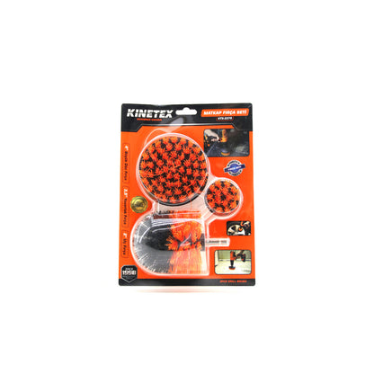 3PCS SET MATKAP FIRÇASI 1/4 INC - 6.3MM BÜYÜK DÜZ= 4 INC YUVARLAK= 3.5 INC UÇ FIRÇA= 2 INC KTX-3375 (5643)