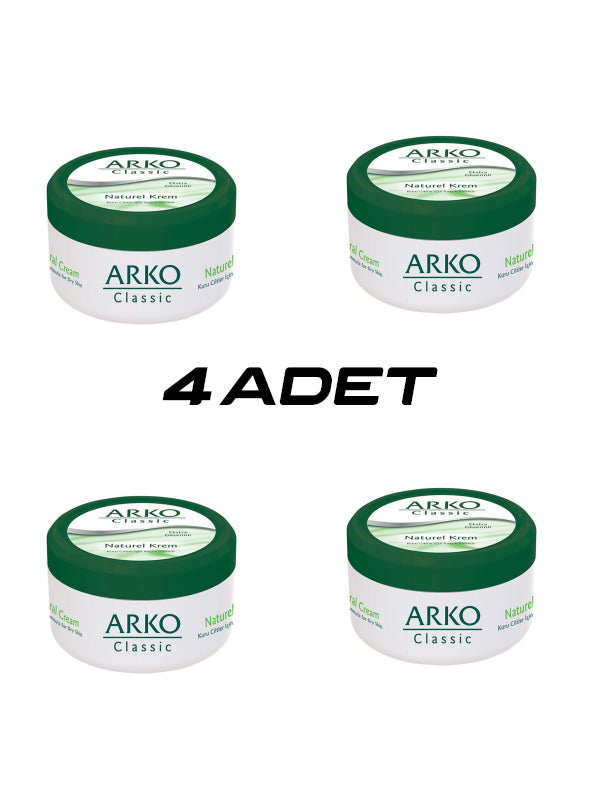 4 ADET ARKO CLASSİC NATUREL EL KREMİ 150ML (5643)