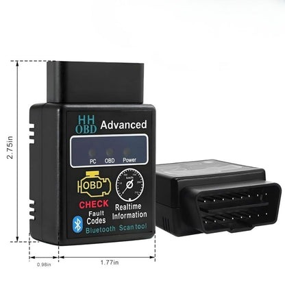 BUFFER® Bluetooth Arıza Tespit Cihazı – Araç Motor Arıza Okuma, Check Engine Sıfırlama, Oto Diagnostik Scanner
