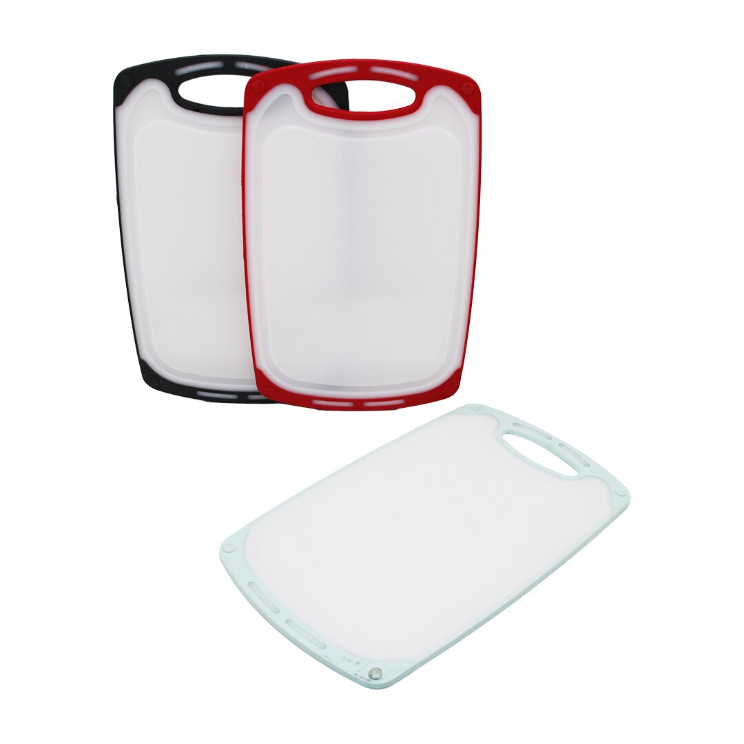40X24CM BÜYÜK PLASTİK KESİM PANOSU KAYMAZ SİLİKON KENARLIK - 10MM KALINLIK (5643)