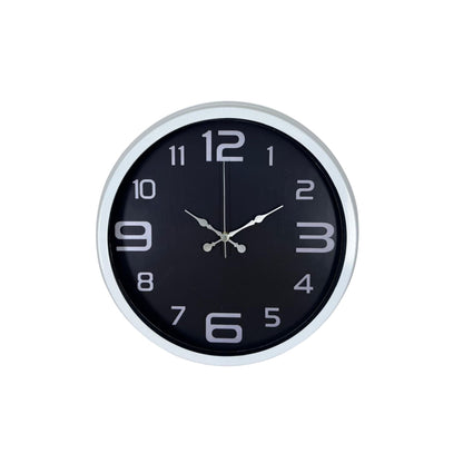 Beyaz 40 Cm Metal Klasik Duvar Saati