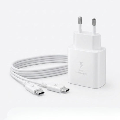 45W Süper Hızlı Şarj Adaptörü USB-C PD 3.0 PPS Fast Charger + 5A Type-C to Type-C Kablo (5643)