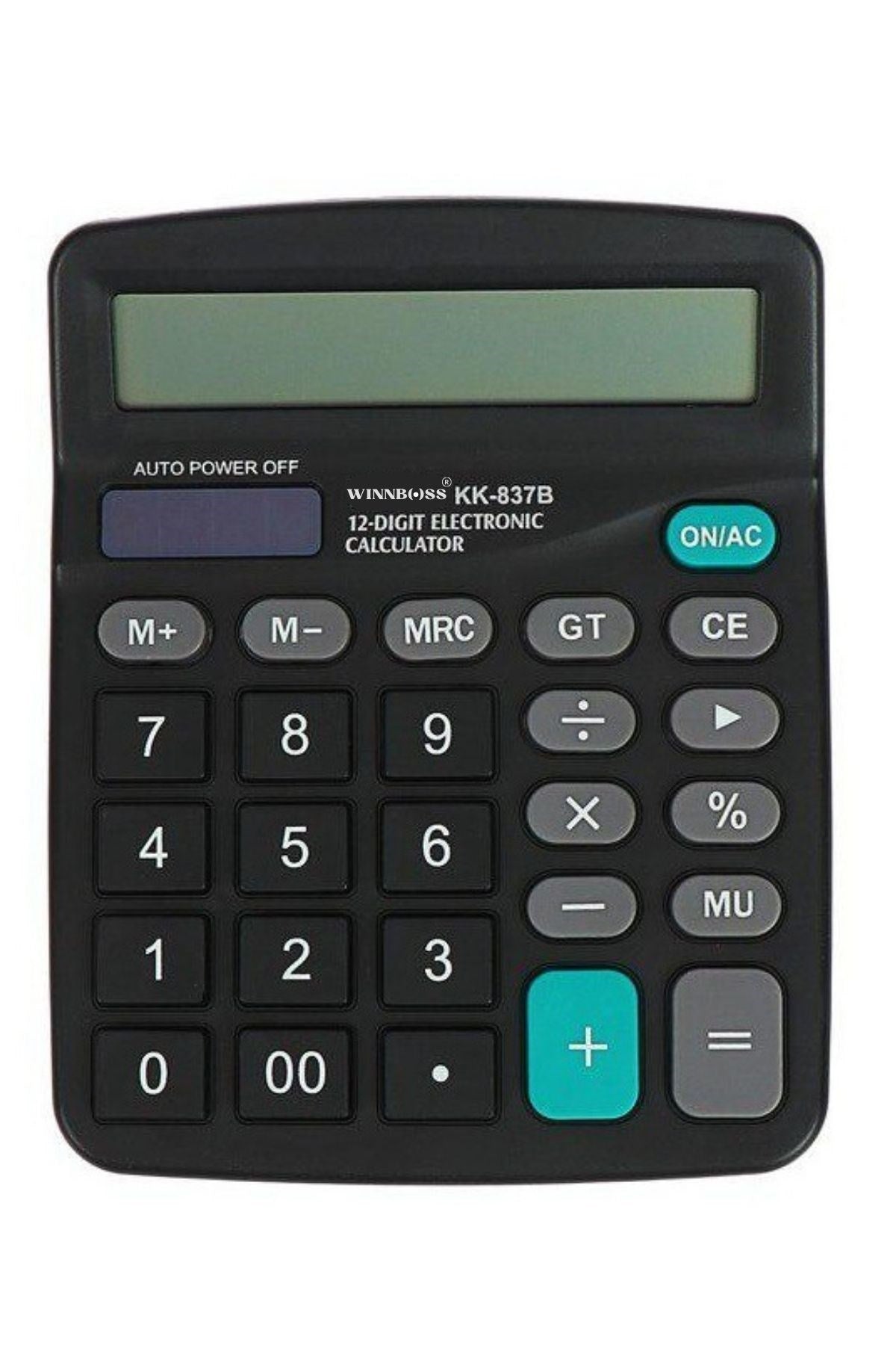 BUFFER® Standart Fonksiyonlu 12 Haneli Geniş LCD Ekran,Pill Masaüstü Hesap Makinesi