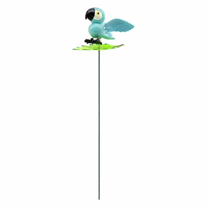48 ADET DEKORATİF BAHÇE - SAKSI SÜSÜ RÜZGARDA SALLANAN YAYLI HAYVAN FİGÜR MİX (5643)