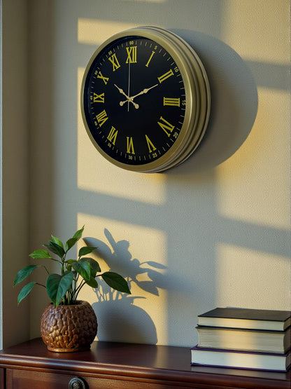 40 Cm Metal Vintage Roma Rakamlı Duvar Saati