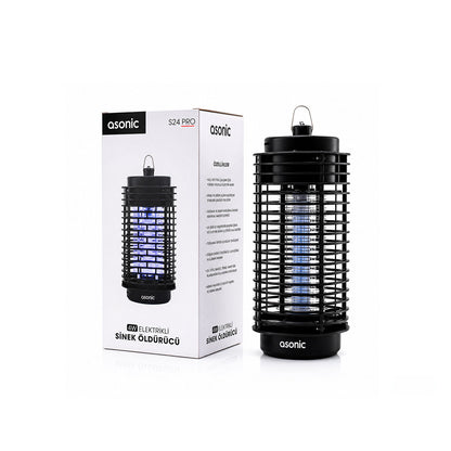 4W - SİYAH KOKUSUZ TAŞINABİLİR LED MAVİ IŞIKLI SİNEK ÖLDÜRÜCÜ S24 PRO (5643)