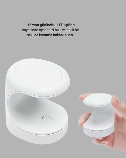 Tırnak Matkabı ve LED Oje Kurutucu 2’li Profesyonel Bakım Seti Yeni Nesil