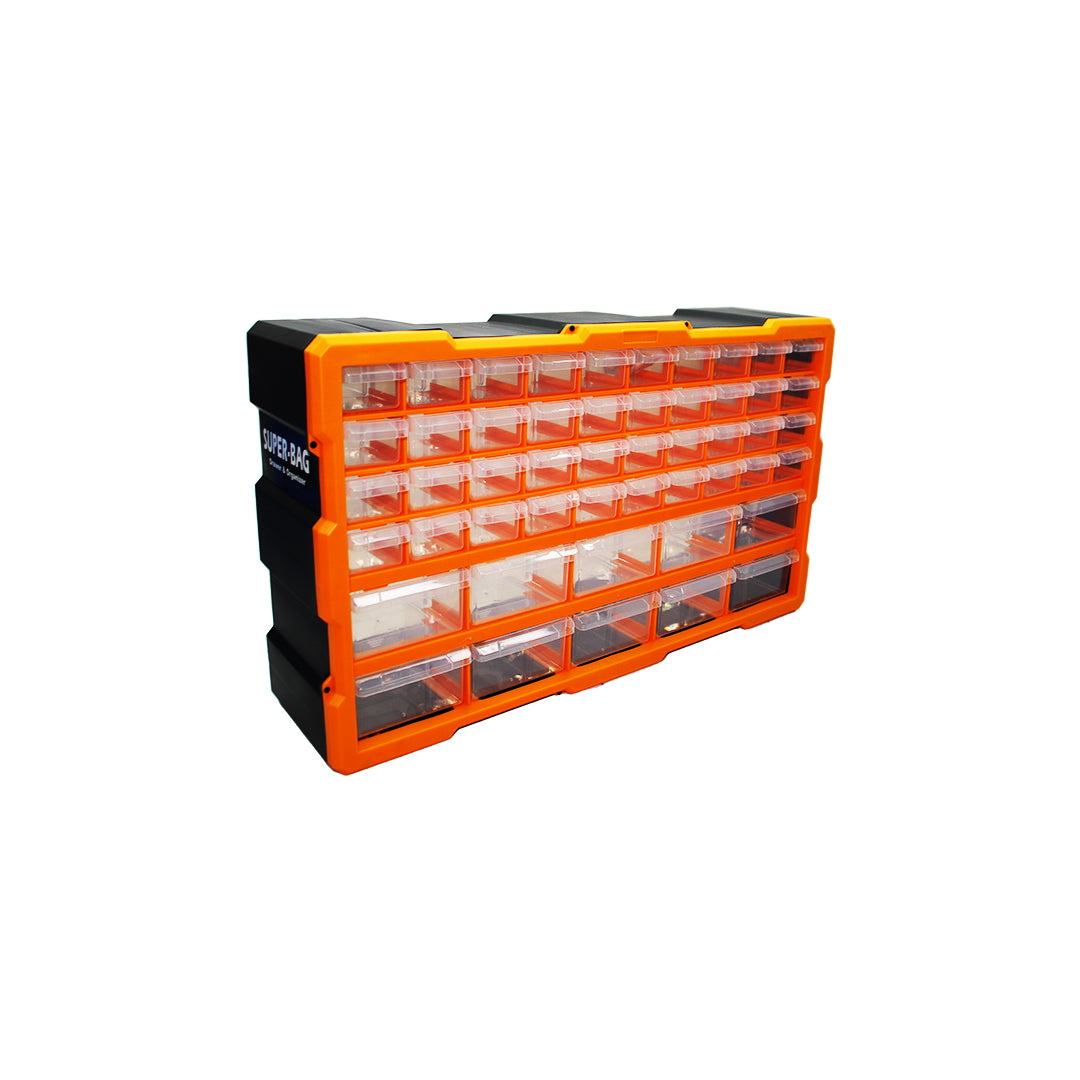 50Lİ MEGA 10BYK+40KÇK MONOBLOK DRAWER ÇEKMECE SETİ 62X15.7X36CM HERHANGİ BİR RENK GÖNDERİLİR (5643)