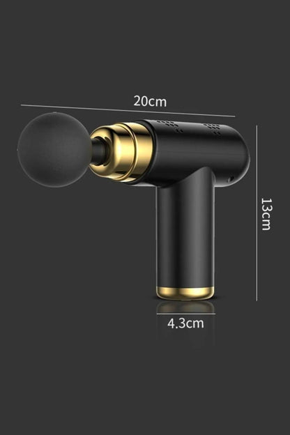BUFFER® 4 Başlıklı USB Şarj Olabilen Masaj Tabancası