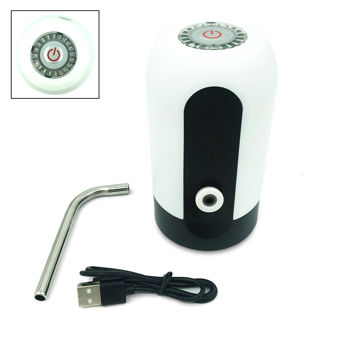 BUFFER® Usb ile Şarj Edilebilir Elektrikli Otomatik Damacana Su Pompası