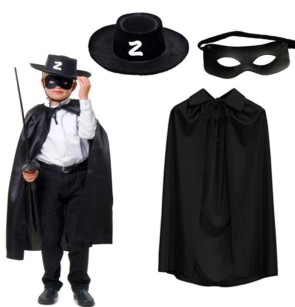Pelerini Şapkası ve Maske Seti Çocuk Boy