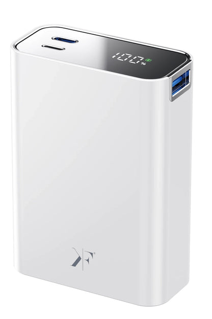 PW501 20.000 mAh Dijital Göstergeli 2 Adet 45W Type-C ve 22.5W USB Çıkışlı Şarj PD Hızlı Şarj Powerbank - Beyaz