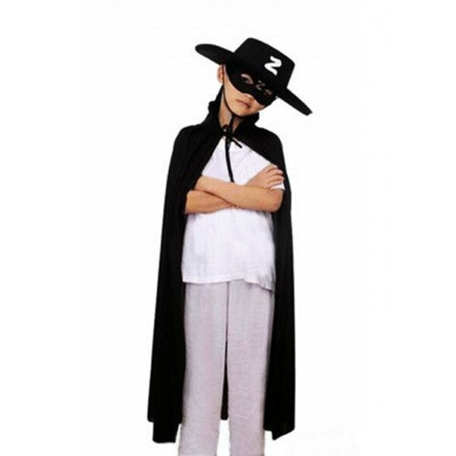 Çocuk Boy Pelerin + Şapka + Maske Kostüm Seti