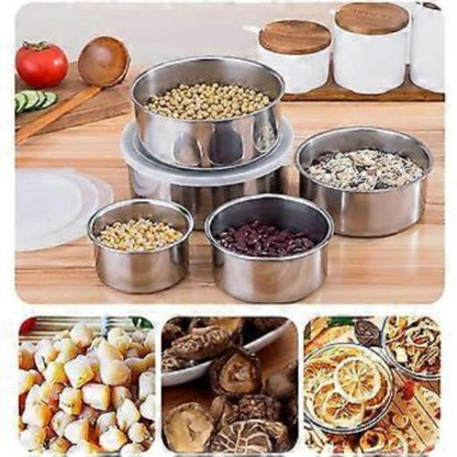 Paslanmaz Çelik Yemek Saklama Kabı Seti