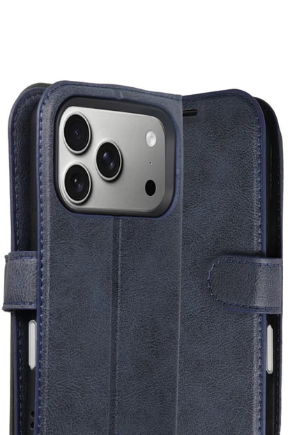 iPhone 17 Pro Max Trend S Plus Kapaklı Kılıf - Lacivert