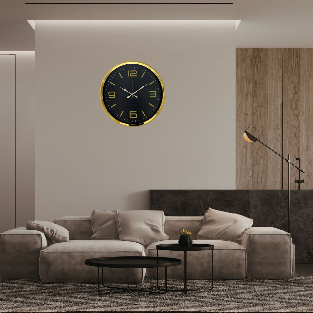 Auro Gold 52 x 52 Cm Duvar Saati