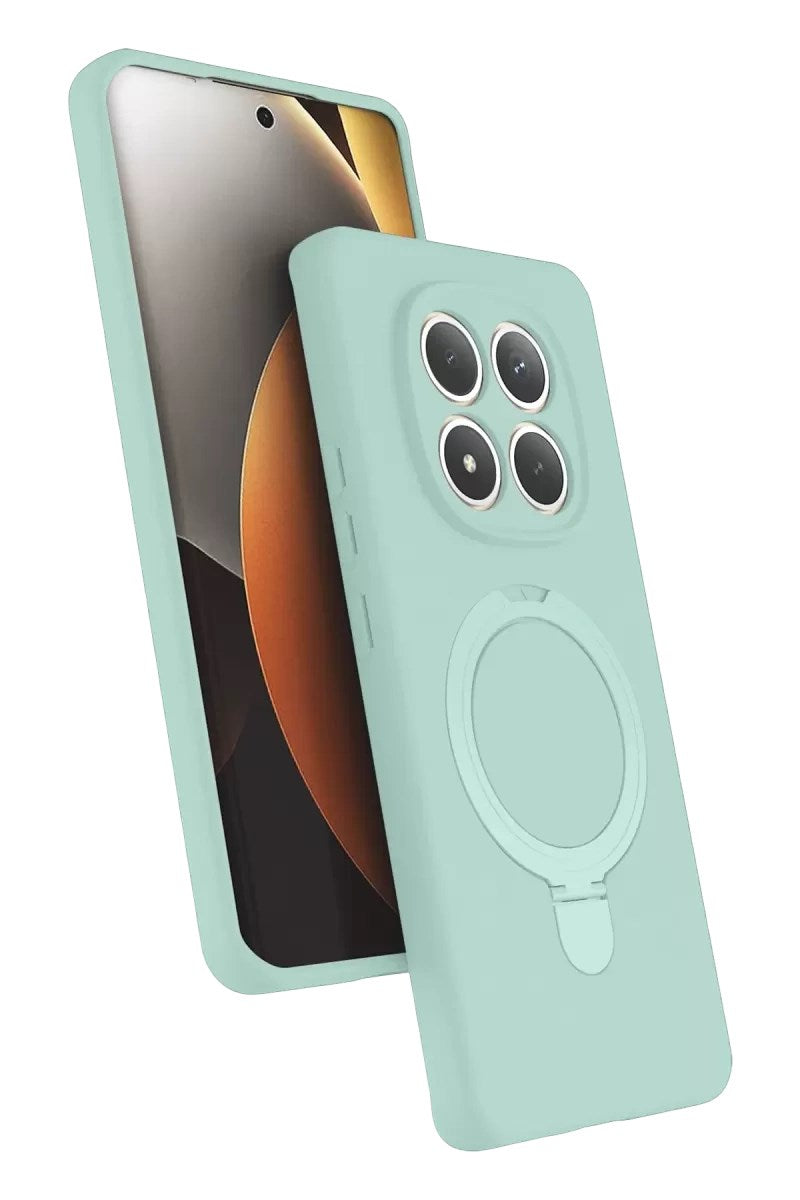 Redmi Note 15 Pro 4G Regal Magsafe Standlı Kapak - Su Yeşili