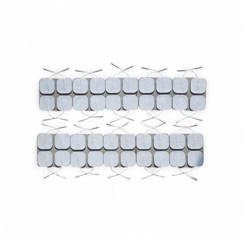 10 Paket 40 Adet Nordmende TENS Pedi 5×5 cm Kablolu Elektrot Ped – Yumuşak ve Esnek Medikal Ped
