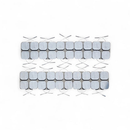 10 Paket 40 Adet Nordmende TENS Pedi 5×5 cm Kablolu Elektrot Ped – Yumuşak ve Esnek Medikal Ped
