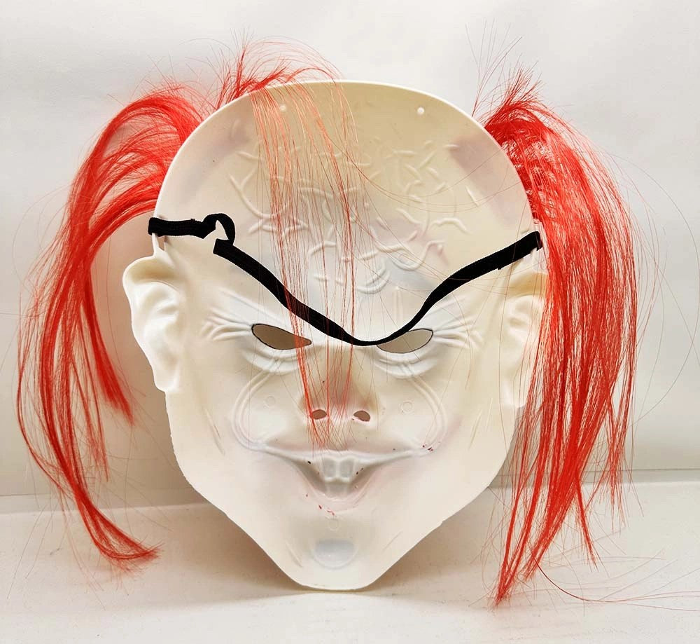 Kızıl Saçlı Joker Palyaço Maskesi