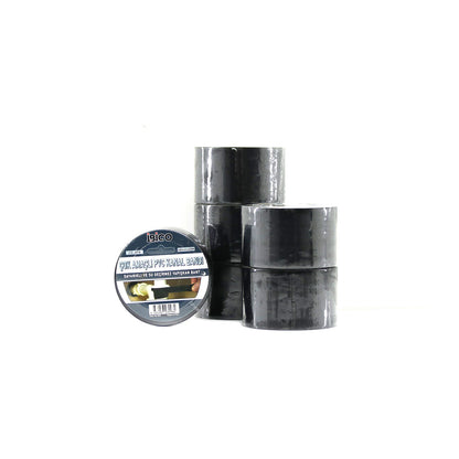 6 ADET 48MMX20MT SİYAH ÇOK AMAÇLI PVC KANAL BANDI BANT SU GEÇİRMEZ (5643)