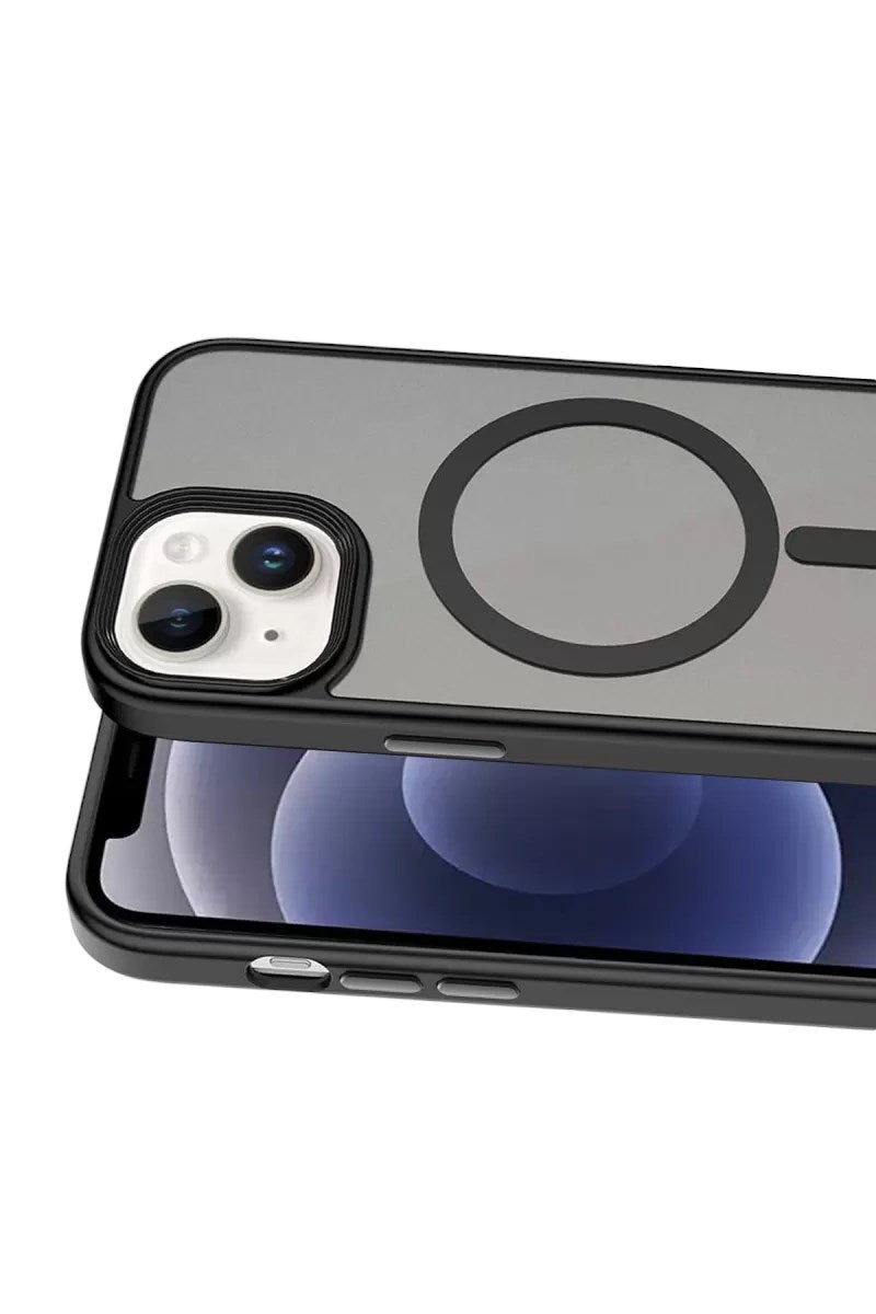 iPhone 15 Megane Magsafe Kapak - Siyah