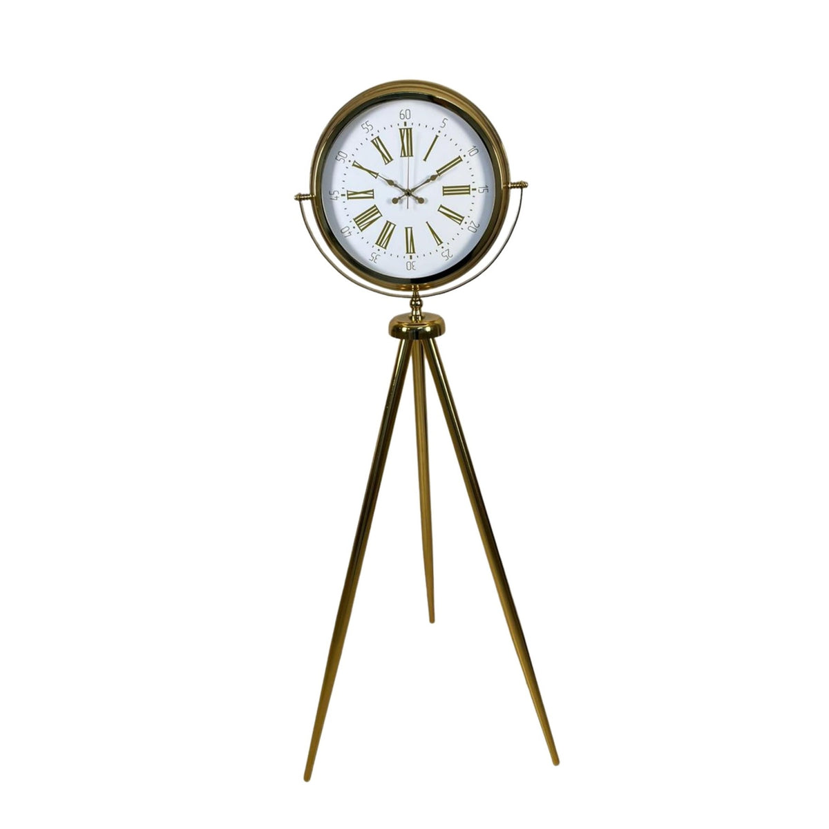 Aura Gold Tripod Ayaklı Dekoratif Saat