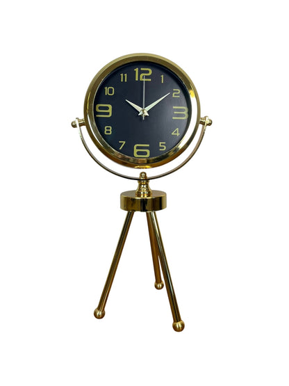 Vintage Prestige Üç Ayaklı Metal Masa Saati