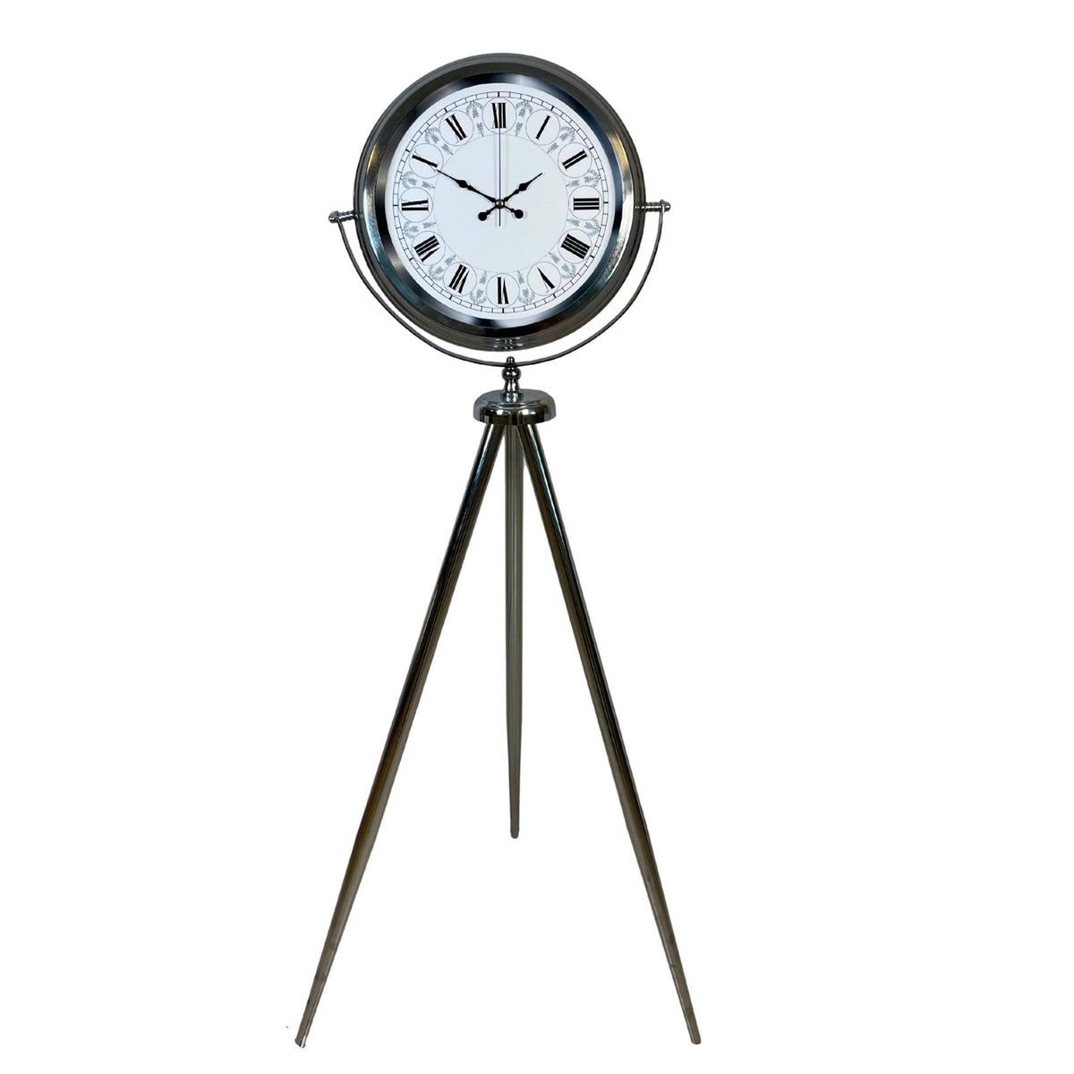 Krom Saray Zarafeti 150 x 45 Cm Metal Tripod Ayaklı Saat