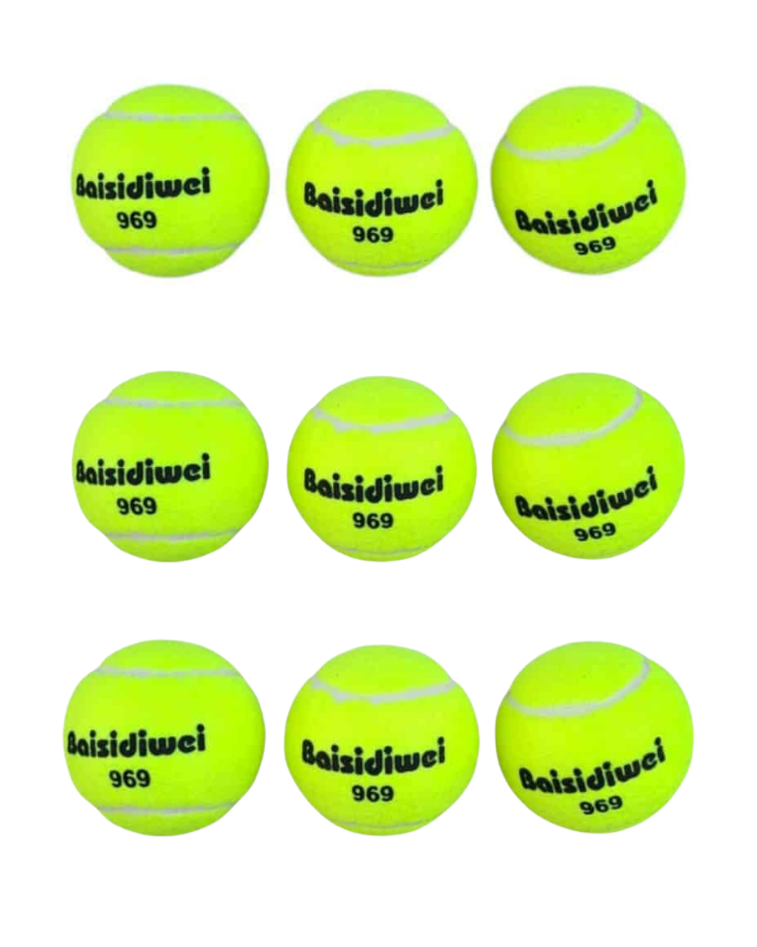Dayanıklı Tenis Topu 9’lu Set Yüksek Performans ve Dengeli Zıplama