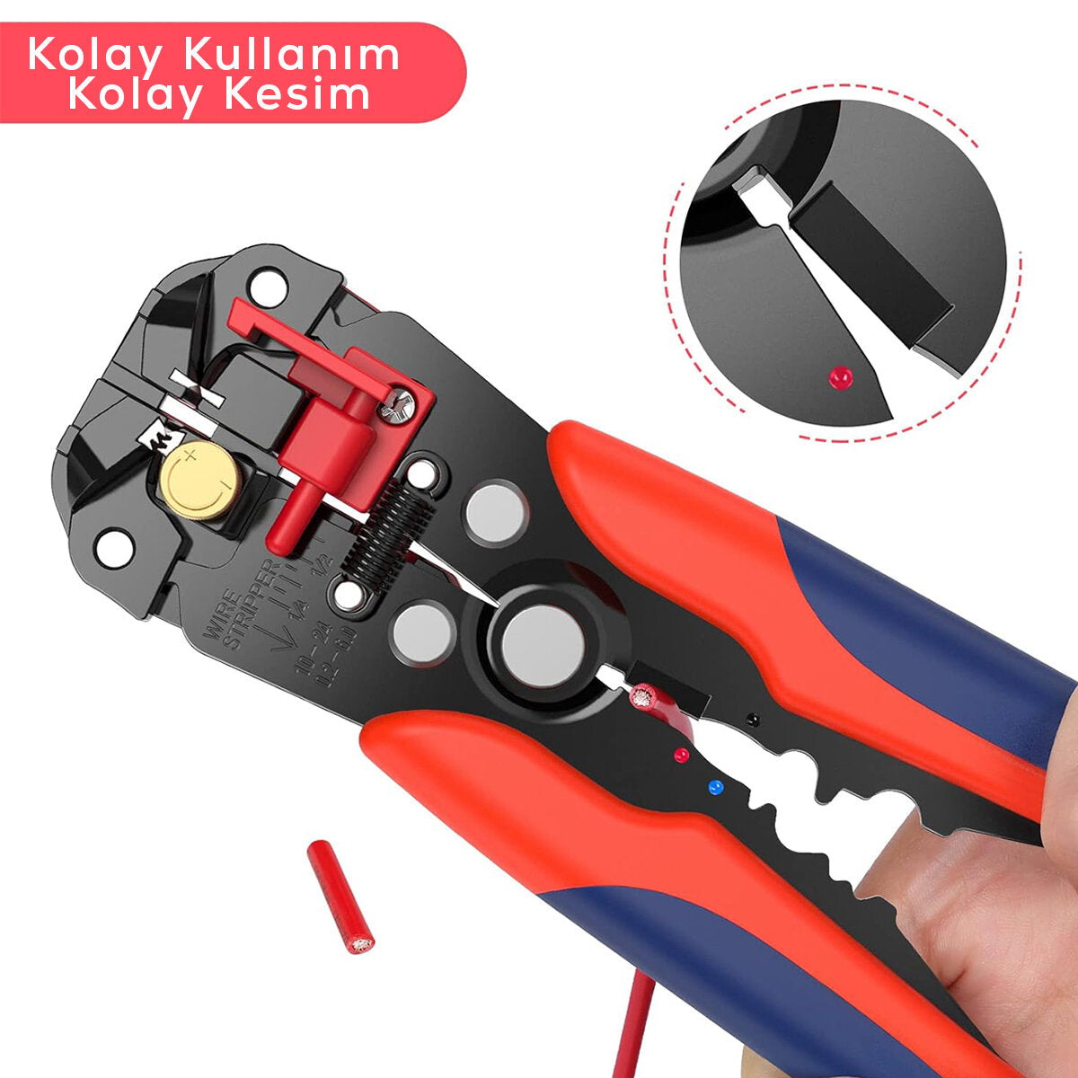 7 inç KABLO SOYUCU VE KESİCİ PENSE (5643)