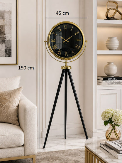 Gold Roma Premium Tripod 150 x 45 Cm Ayaklı Saat