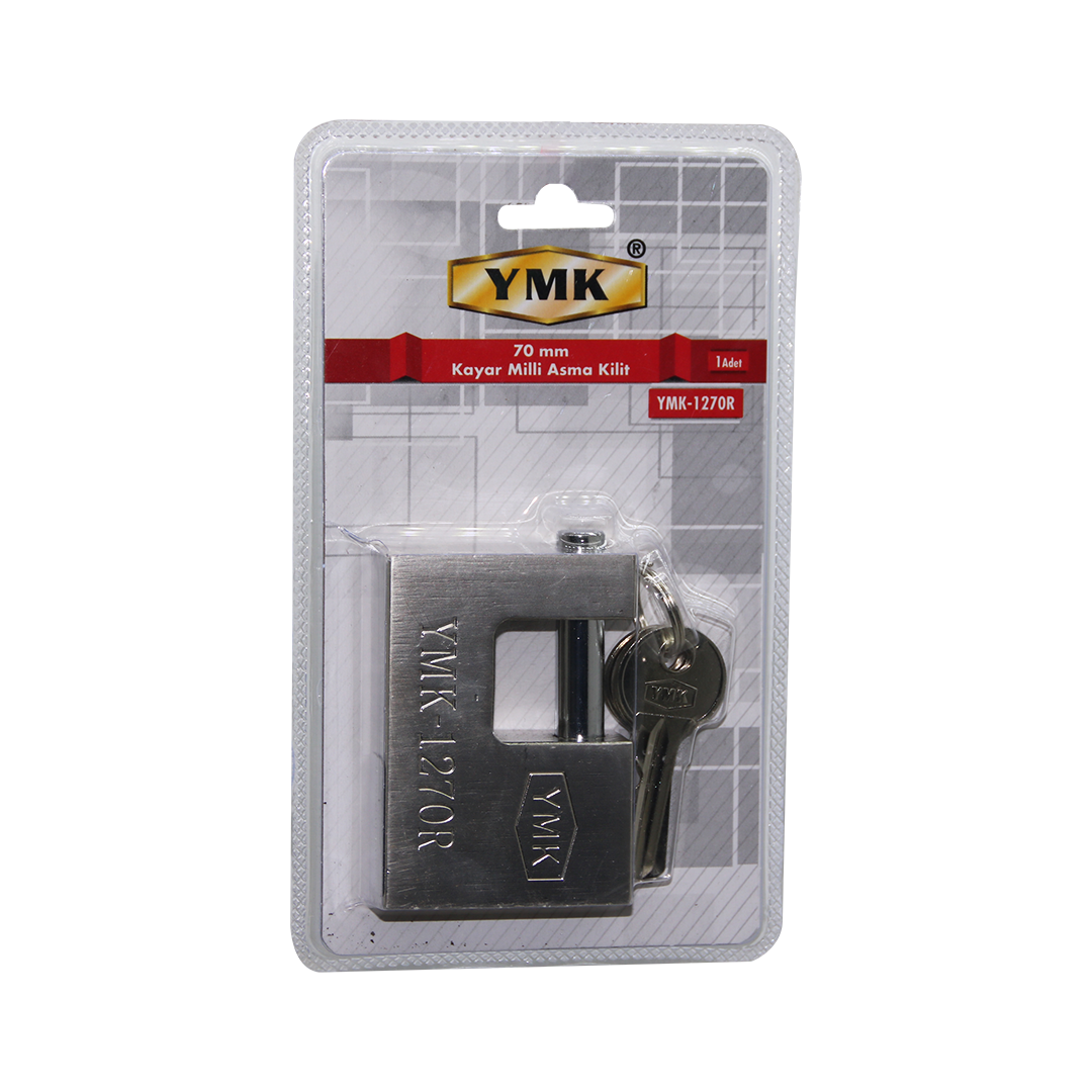 70MM GRİ KAYAR MİLLİ ASMA KİLİT (5643)