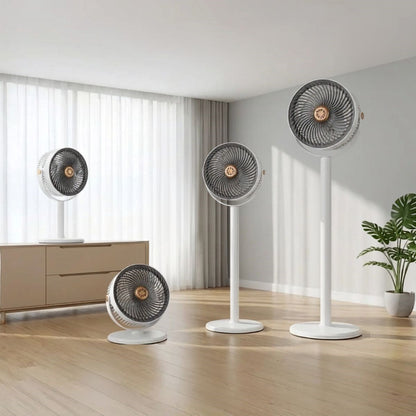 BUFFER® 5 Kademeli 4 Farklı Yükseklik Ayarlı Standlı Vantilatör – Taşınabilir Masaüstü ve Ayaklı Fan S34