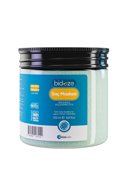 Markasız - Saç Maskesi - BİDOZE KERATİN & KOLAJEN SAÇ MASKESİ 500 ML Profesyonel Boy | Yıpranmı