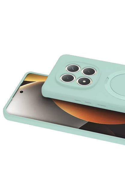Redmi Note 15 Pro 4G Regal Magsafe Standlı Kapak - Su Yeşili
