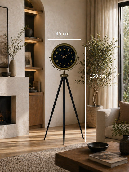 Retro Luxury Tripod Ayaklı Saat