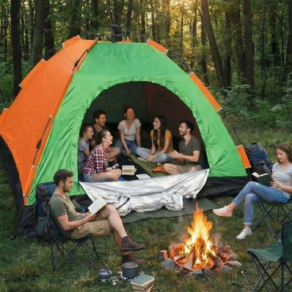 BUFFER® 8 Kişilik Otomatik Kurulum Kamp Çadırı – Outdoor, Suya Dayanıklı Hızlı Kurulum Piknik ve Doğa İçin Geniş Aile Çadırı 250x250x165 cm