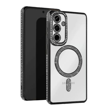 Samsung Galaxy S25 FE Joke Simli Magneticsafe Kılıf - Siyah