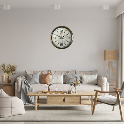 Eskitme Royal 40 Cm Metal Duvar Saati