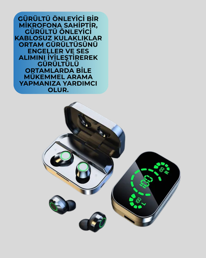 Bluetooth ve 2.4G Destekli Kablosuz Klavye Mouse Seti Şarj Edilebilir