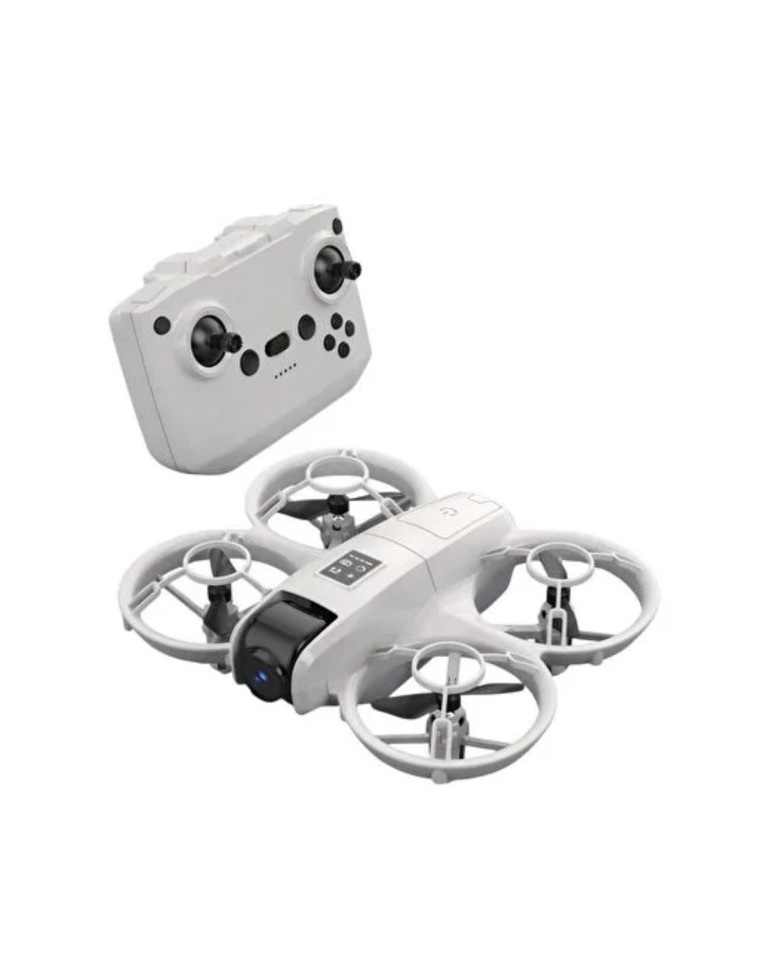 Işıklı Mini Drone Uzun Şarj Süreli ve Yedek Pervane Setli