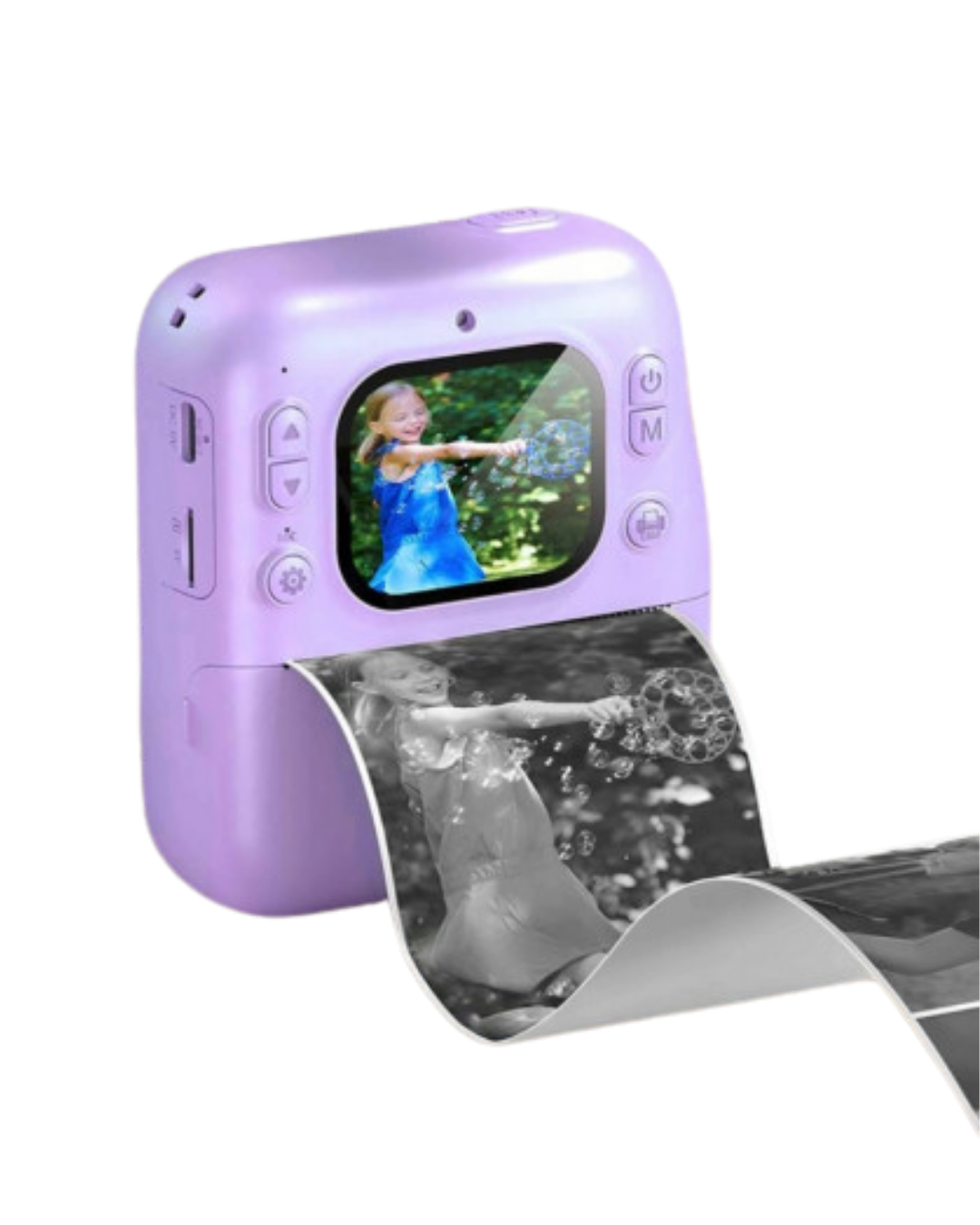 Çocuk Dijital Fotoğraf Makinesi Anında Baskı ve 4 Rulo Kağıt 5 Kalem Hediye