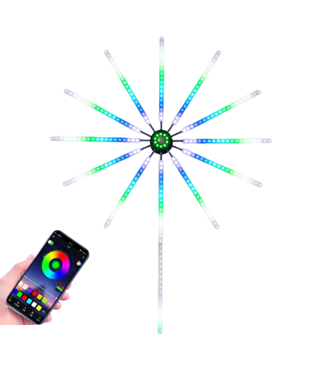 RGB LED Duvar Dekoru Sökülebilir Kollu Işık Sistemi Yeni Nesil