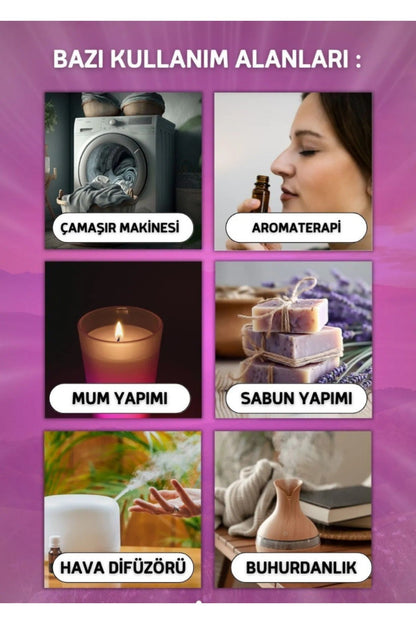 Favori 10'lu Set Esansiyel Uçucu Yağ Buhurdanlık Hava Nemlendirici Aroma Difüzörü Kokusu Esans