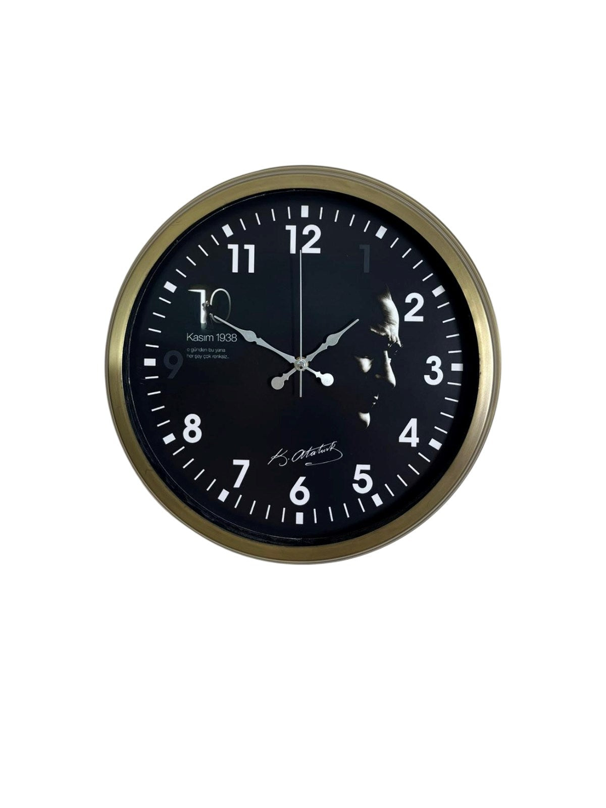 Vintage Prestige 40 Cm Eskitme Atatürk Duvar Saati